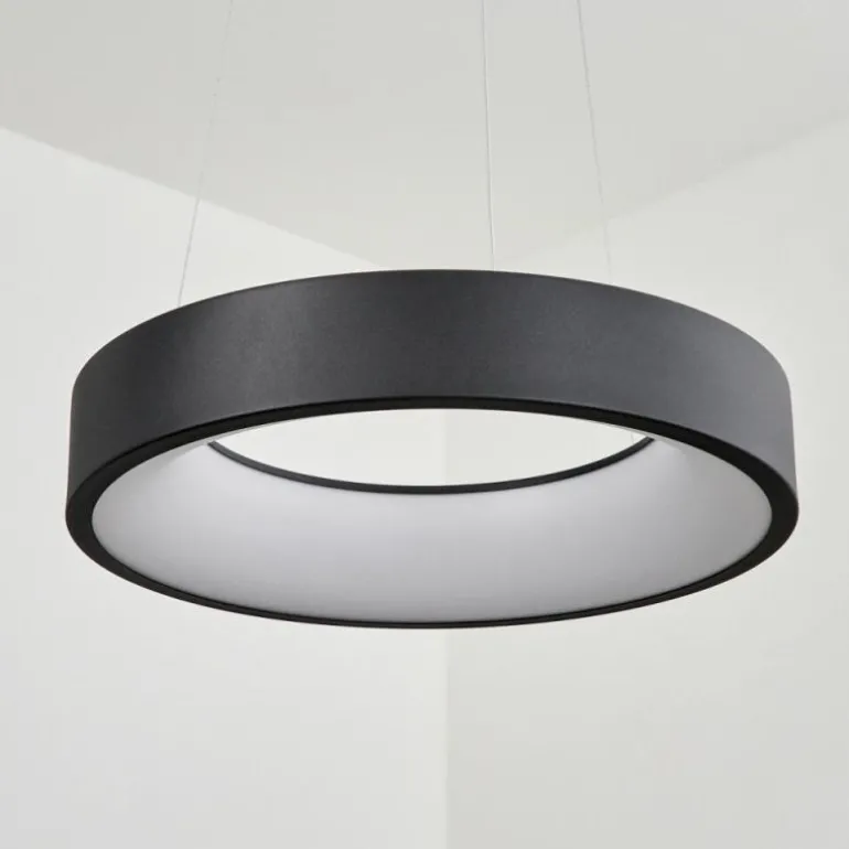 Suspension Areja LED Noir, Blanc, 1 lumière