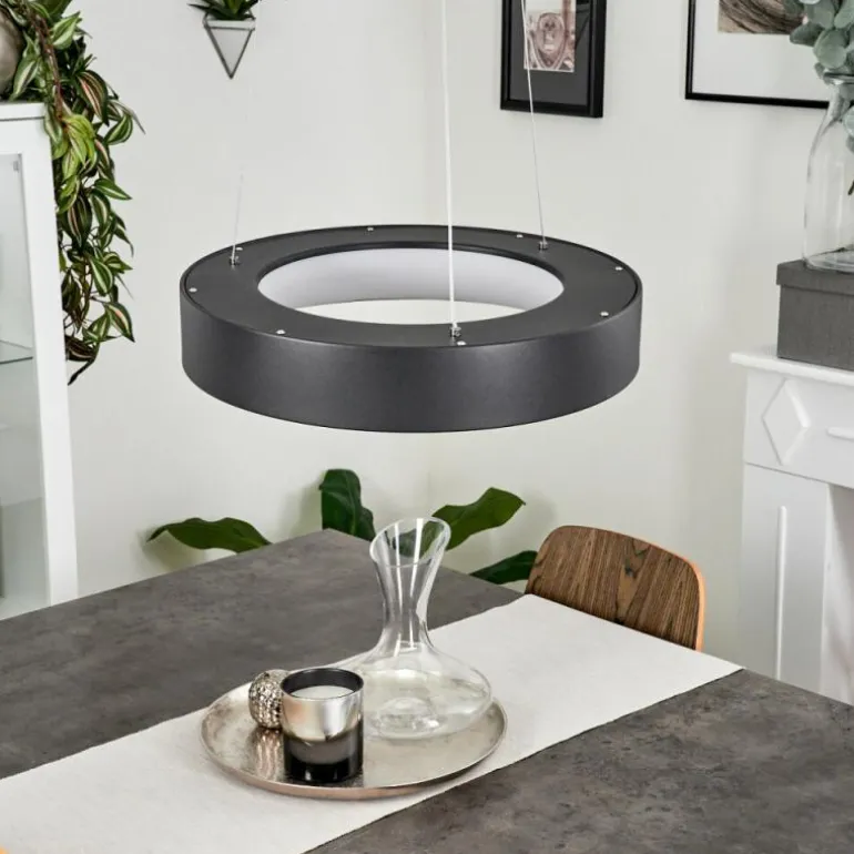 Suspension Areja LED Noir, Blanc, 1 lumière