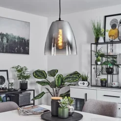 Suspension Autry Noir, 1 lumière