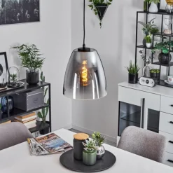 Suspension Autry Noir, 1 lumière