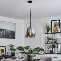 Suspension Autry Noir, 1 lumière