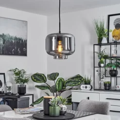 Suspension Banhos Noir, 1 lumière