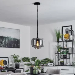 Suspension Banhos Noir, 1 lumière