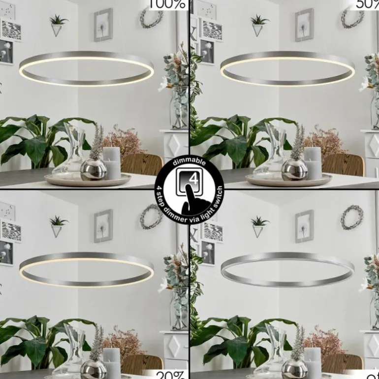 Suspension Barril LED Aluminium, 1 lumière