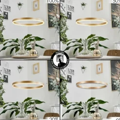 Suspension Barril LED Laiton, 1 lumière