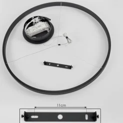 Suspension Barril LED Noir, 1 lumière