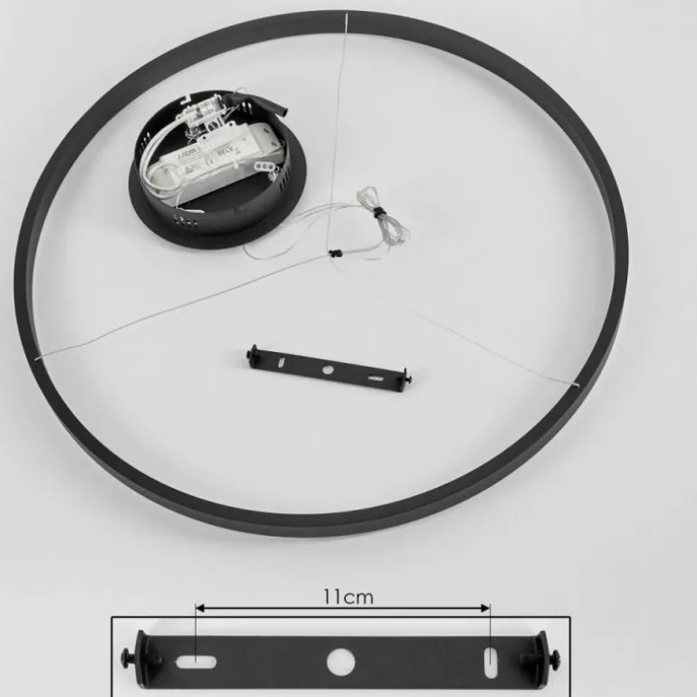 Suspension Barril LED Noir, 1 lumière