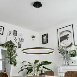 Suspension Barril LED Noir, 1 lumière