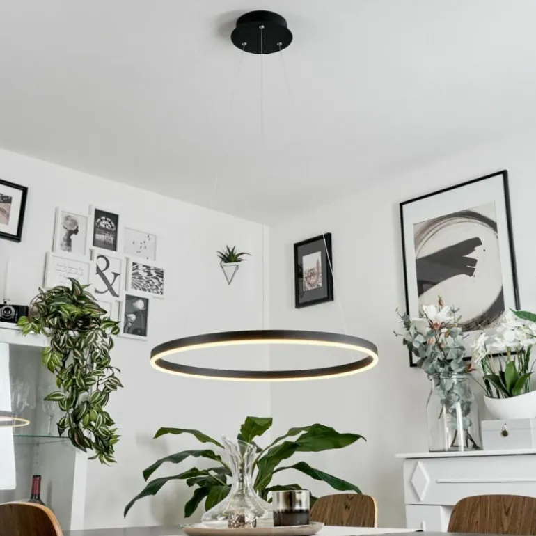 Suspension Barril LED Noir, 1 lumière