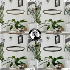 Suspension Barril LED Noir, 1 lumière