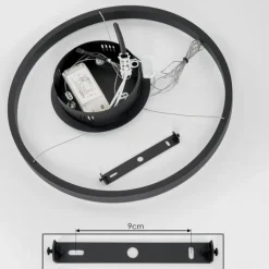 Suspension Barril LED Noir, 1 lumière