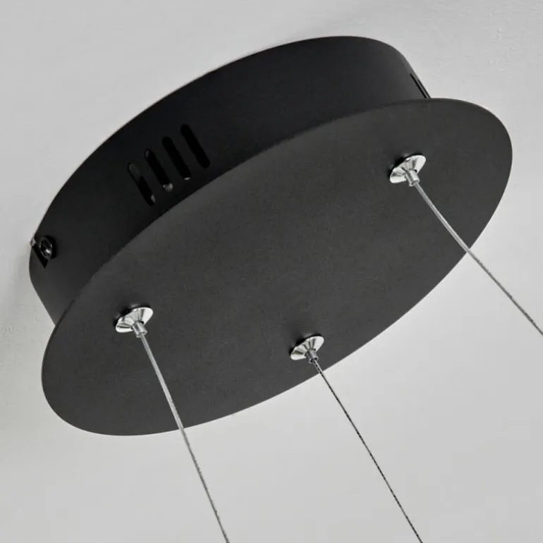 Suspension Barril LED Noir, 1 lumière