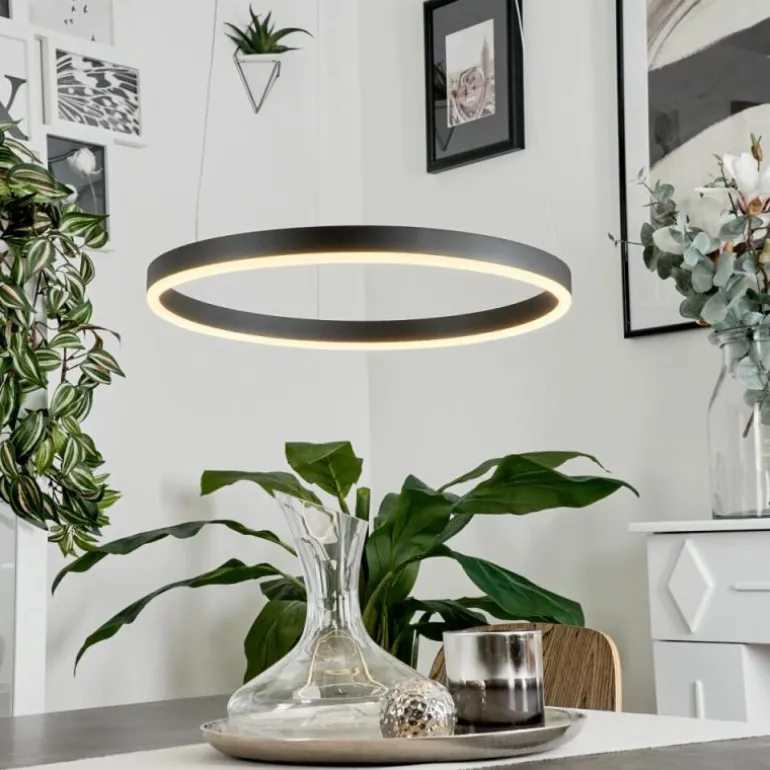 Suspension Barril LED Noir, 1 lumière