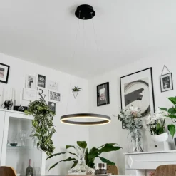 Suspension Barril LED Noir, 1 lumière