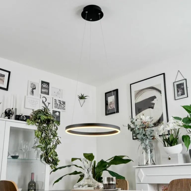 Suspension Barril LED Noir, 1 lumière