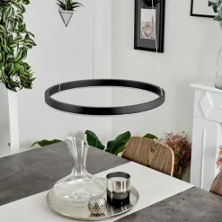 Suspension Barril LED Noir, 1 lumière