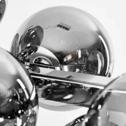 Suspension Cerrillos Chrome, 25 lumières