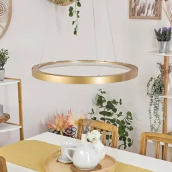 Suspension Charata LED Laiton, 1 lumière