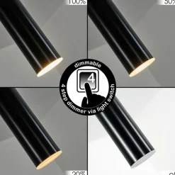 Suspension Dalheim LED Noir, 3 lumières