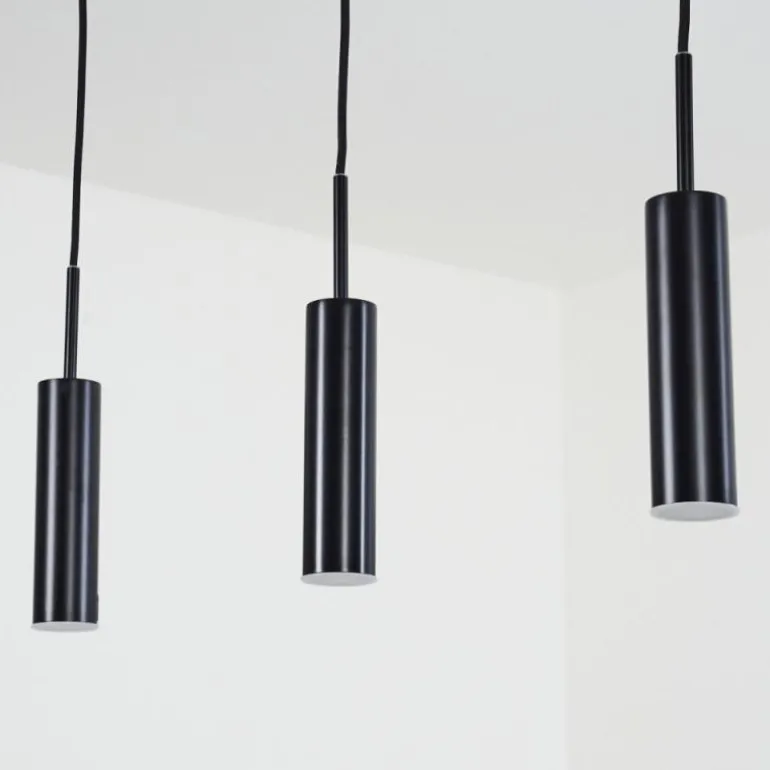 Suspension Dalheim LED Noir, 3 lumières