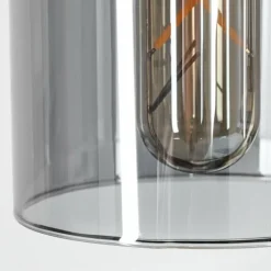 Suspension Dulcita Noir, 4 lumières