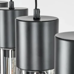 Suspension Dulcita Noir, 4 lumières