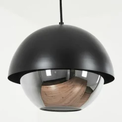 Suspension Entrevinhas Noir, 1 lumière