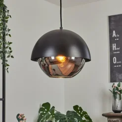 Suspension Entrevinhas Noir, 1 lumière