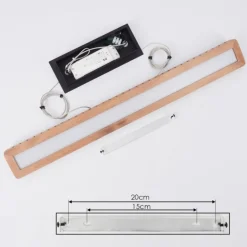 Suspension Guacacallo LED Noir, 1 lumière