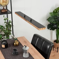 Suspension Guacacallo LED Noir, 1 lumière