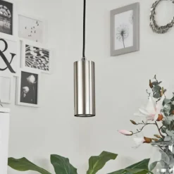 Suspension Javel Nickel mat, 1 lumière