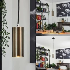 Suspension Javel Noir, 1 lumière