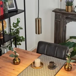 Suspension Javel Noir, 1 lumière