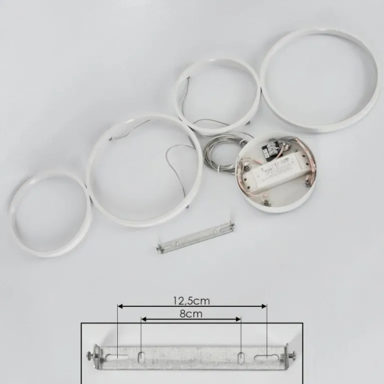 Suspension Kermoguen LED Blanc, 1 lumière