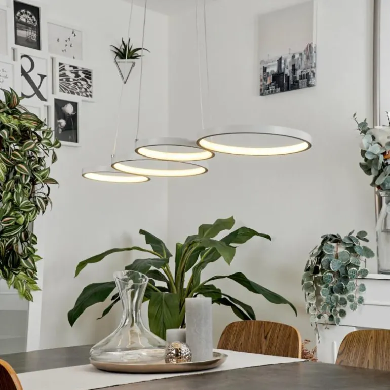 Suspension Kermoguen LED Blanc, 1 lumière