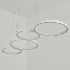 Suspension Kermoguen LED Blanc, 1 lumière