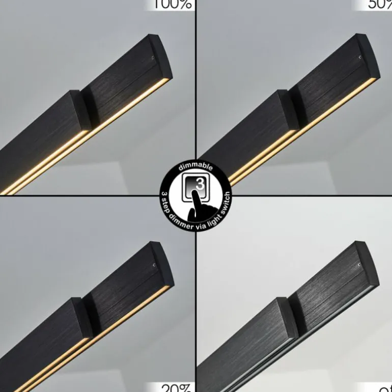 Suspension Kopila LED Noir, 1 lumière