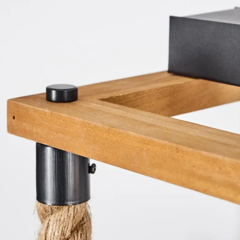 Suspension Lautremen Écru, Noir, 4 lumières