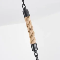 Suspension Lautremen Écru, Noir, 4 lumières