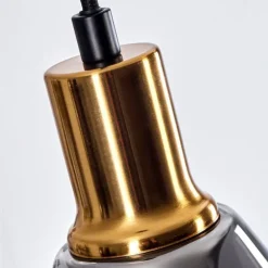 Suspension Lincura Laiton, Noir, 1 lumière