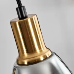 Suspension Lincura Laiton, Noir, 4 lumières