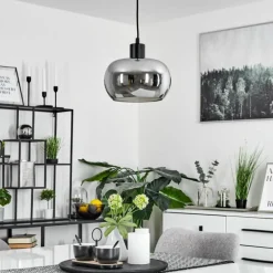 Suspension Lissy Noir, 1 lumière