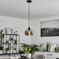 Suspension Lissy Noir, 1 lumière