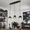 Suspension Mechaico Noir, 3 lumières
