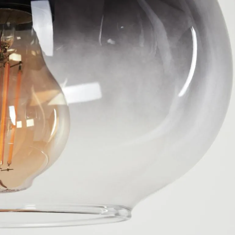 Suspension Mechaico Noir, 3 lumières