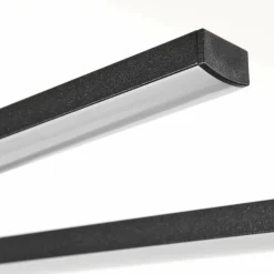 Suspension Meiral LED Noir, 2 lumières