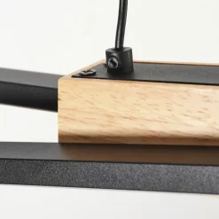 Suspension Meiral LED Noir, 2 lumières