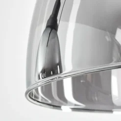 Suspension Morzine Noir, 3 lumières