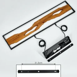 Suspension Nevogilde LED Noir, 1 lumière