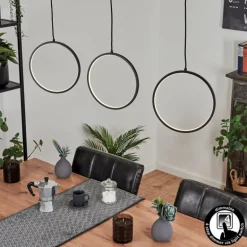 Suspension Nevogilde LED Noir, 1 lumière